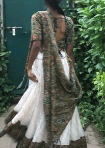 dupatta and skirt not blouse