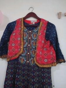 Beautiful Ethnic Kurta with Vest
