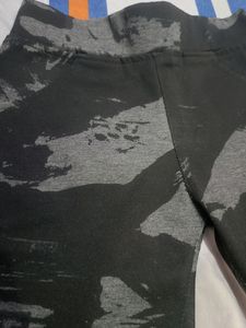 Scrach Printed Black Jeans