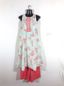 Floral Print Kurta Set