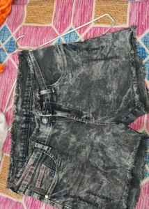 Women Black Short