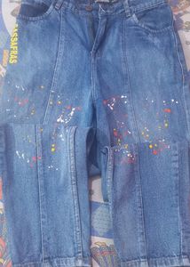 High Waisted Staight Fit JEANS