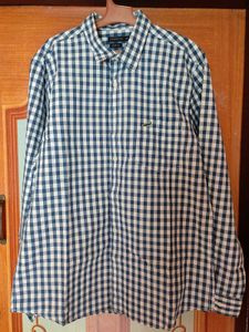 Crocodile Blue Checkered Shirt
