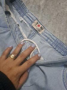 High Waisted Light Blue Mom Jeans