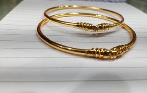 Gold Plated Mettalic Kada Bangles- 2.6
