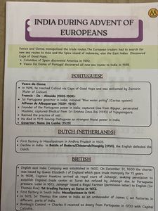 Modern History SSC Notes