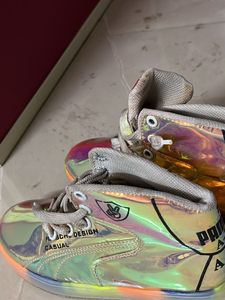 Iridescent Sneakers for 6-8 yr old ..size number 1