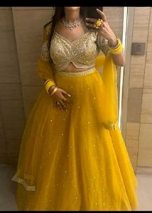 Yellow Lehenga Choli