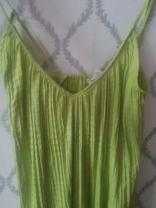 Resortwear Pleated Strappy Dress