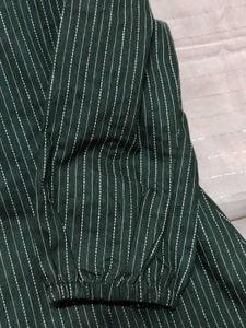 Striped Button-Down Dress