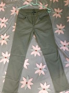 GAP Olive Green Straight Leg Pants
