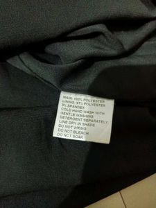 Black Sheer-Panel Cocktail Dress