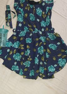 Blue Mini Dress