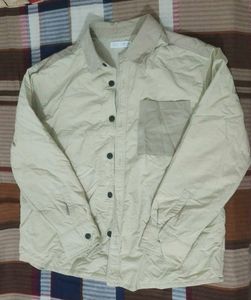 Zara mens Beige Quilted Jacket