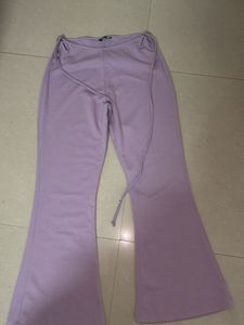 Never Used Flared Legged Trendy Lavender Trousers