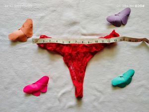 Red Lace Thong