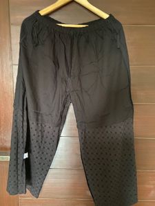 Stylish Black chikan Palazzo from Biba (L)