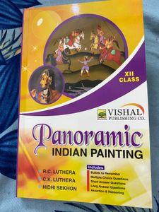 Panoramic Indian Painting Book Class 12