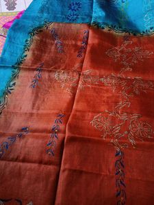 Elegant Embroidered Saree