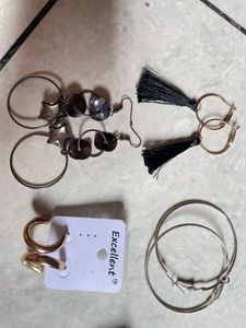 9 piece of earrings set