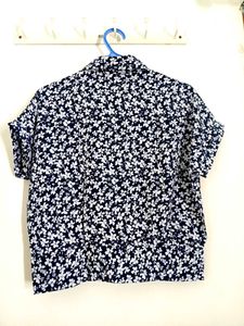 Floral Print Button-Down Shirt