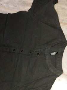 Casual Black Kurta