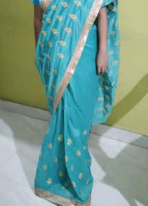 Elegant Blue New Saree