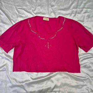 Oversized Crop Top