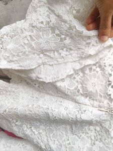 White Net Crop Top