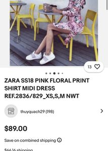 Zara Womens Branded Floral One Piece