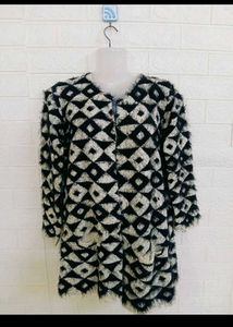 Shrug Style Woollen Cardigan For Women
