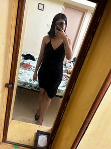 Black Shiny Party Wear Bodycon