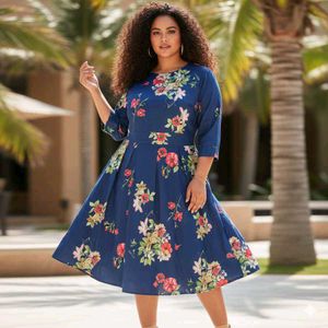 Floral Print Midi Dress