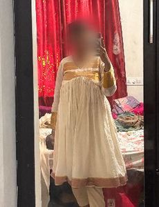 Elegant White Cotton Kurta