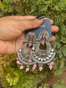 Boho Chic Silver Earrings