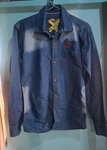 Girls Shirt In Blue Color