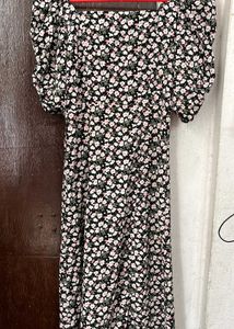 Floral Print Midi Dress