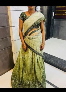 Lehenga And Saree 2 In One