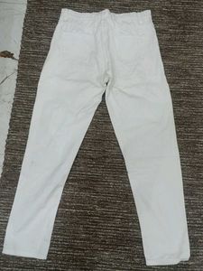 Rugged White Jeans