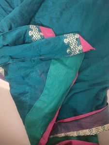 Elegant saree with fall picko not included blouse