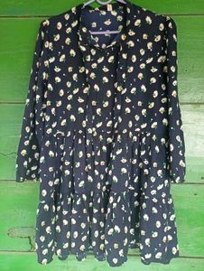Daisy Print A-line Dress