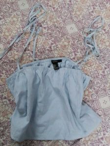 Cute Blue Forever 21 Top