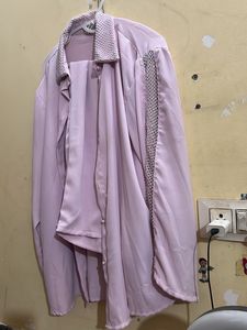 Lilac Embellished Pant Suit
