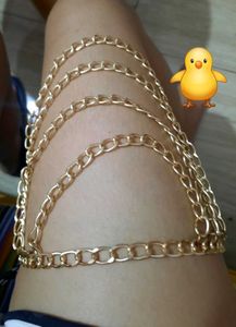 Sexy Gold Chain Garter