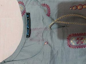 grey Kurti Set