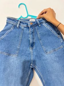 Light Wash Denim Joggers