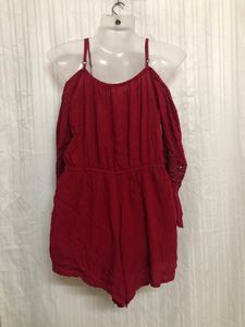 Terranova Red Stylish Jumpsuit