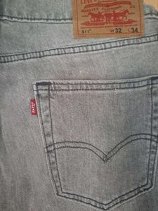 Men&#39;s Levis Gray Denim Jeans