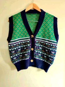 Green Colour Vest Size-40