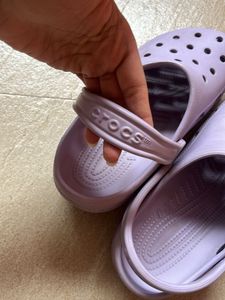 Lavender Crocs